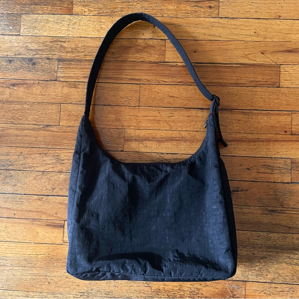 BAGGU Black Nylon Shoulder Bag